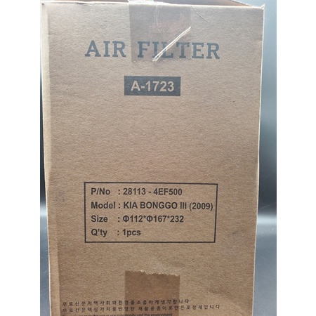 BONGO AIR FILTER 3 2.5 2.7 OIL 07 2.9, K2700, K2900 07