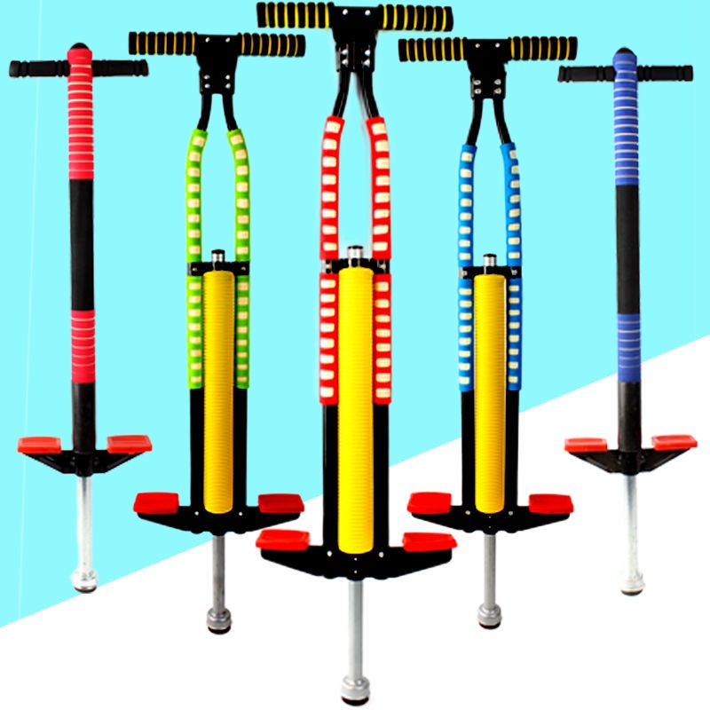 Douyin สไตล์เดียวกัน Bouncing Ball Sensory อุปกรณ์การฝึกอบรม Bouncing Pole ของเล่นเด็กตุ๊กตา Bouncing เด็ก Bouncing อุปกรณ์กบ Bouncing Ball เดี่ยว Double Bouncing Stu