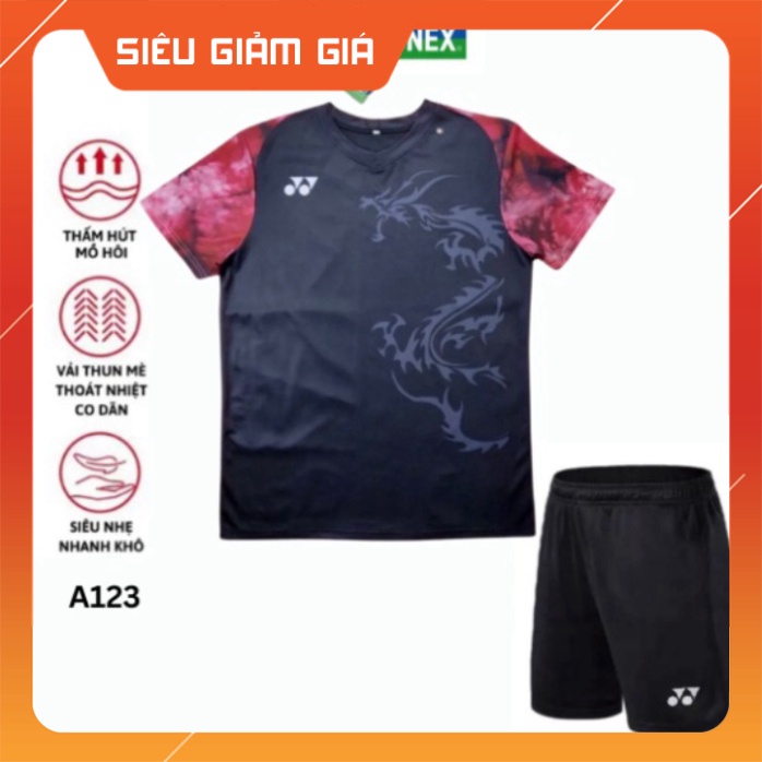 เสื้อและกางเกงแบดมินตัน Yonex FA123 มืออาชีพใหม่ล่าสุดสําหรับฝึกซ้อมและการแข่งขันแบดมินตัน FAVAHI SP
