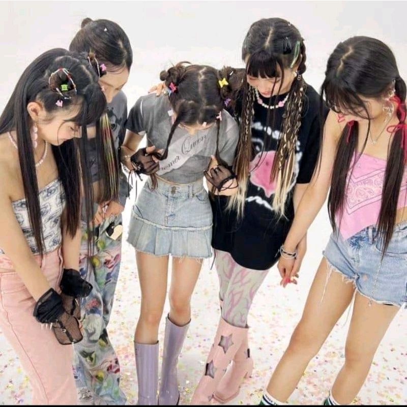 กางเกงขาสั้นสไตล์ Y2k