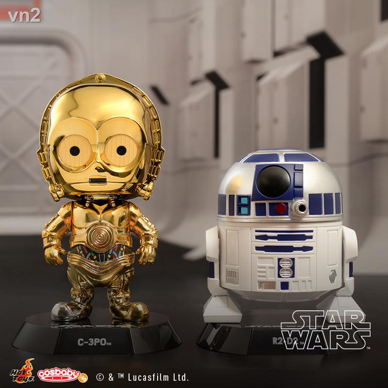 Ready Stock = Hot Toys Star Wars C-3PO & R2-D2 COSBABY (S) Mini Collection Doll Set