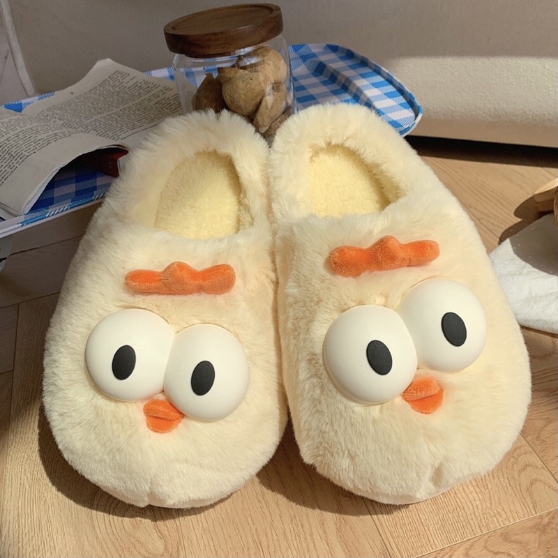 XIXITIAO รองเท้าแตะผ้าฝ้ายไก่ตากลม