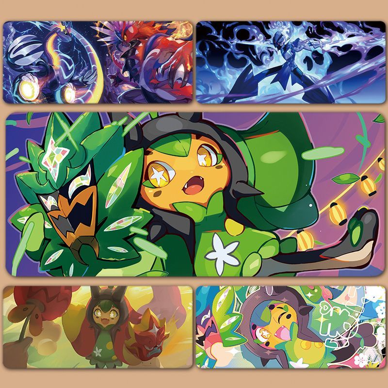 [700 * 300] แผ่นรองเมาส์ ขนาดใหญ่ ลายโปเกม่อน Zhu Zibi's Masked Ergui Poner Poner