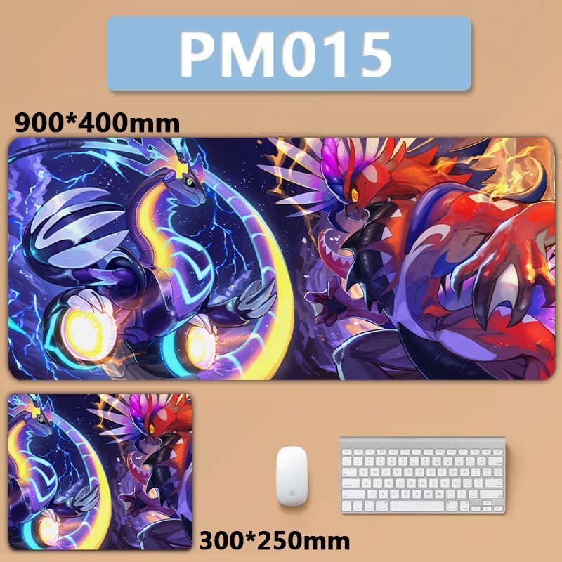 [700 * 300] แผ่นรองเมาส์ ขนาดใหญ่ ลายโปเกม่อน Zhu Zibi's Masked Ergui Poner Poner
