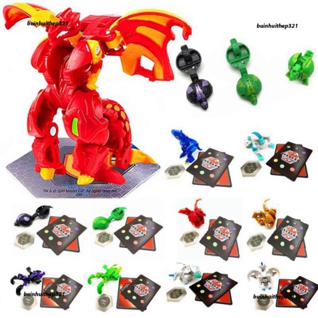 Bakugan Toys-Scale Set Heroes In Phjm Bakugan Dragonoid