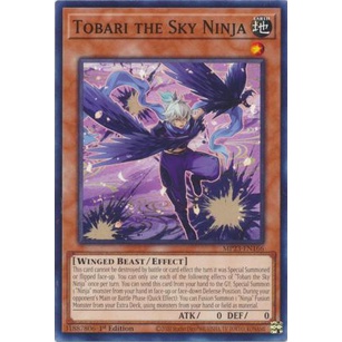 การ์ด Yugioh Tobari the Sky Ninja - MP23-EN166 - รุ่นที่ 1 ทั่วไป