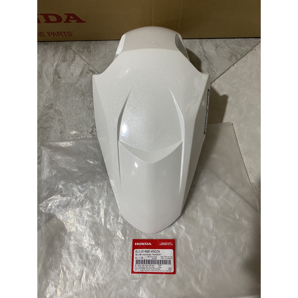 ชุดบังโคลนหน้า Air Blade 125 (2015-2019) สีขาว (1110-K66-V00ZN)