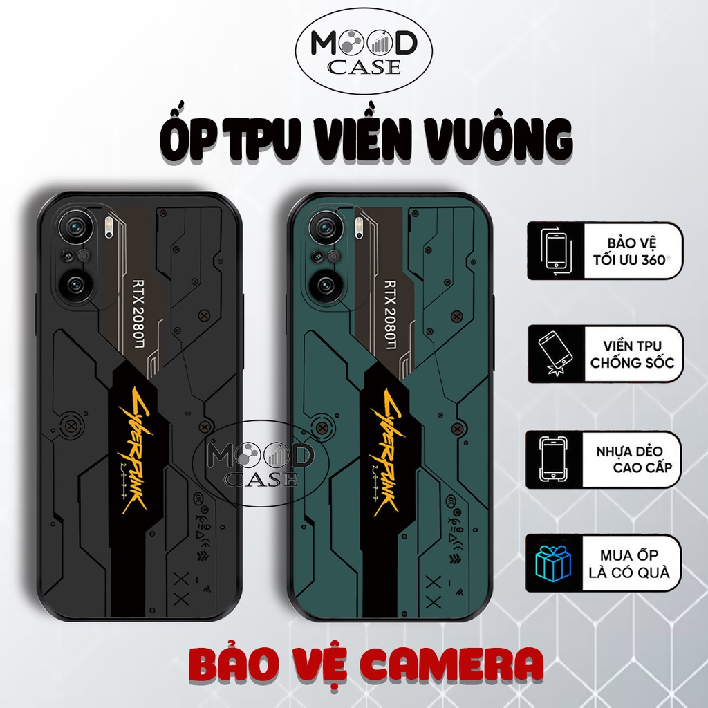 เคสขอบเหลี่ยม Redmi K40, Redmi K40 Pro, K40 Gaming CAM PROTECTION - MoodCase