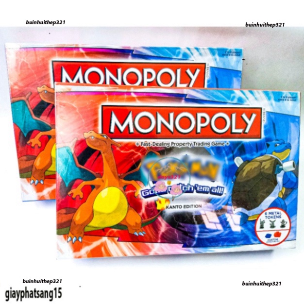 MONOPOLY POKEMON KANTO EDITION - เกมกระดาน Pokemon Kanto Edition