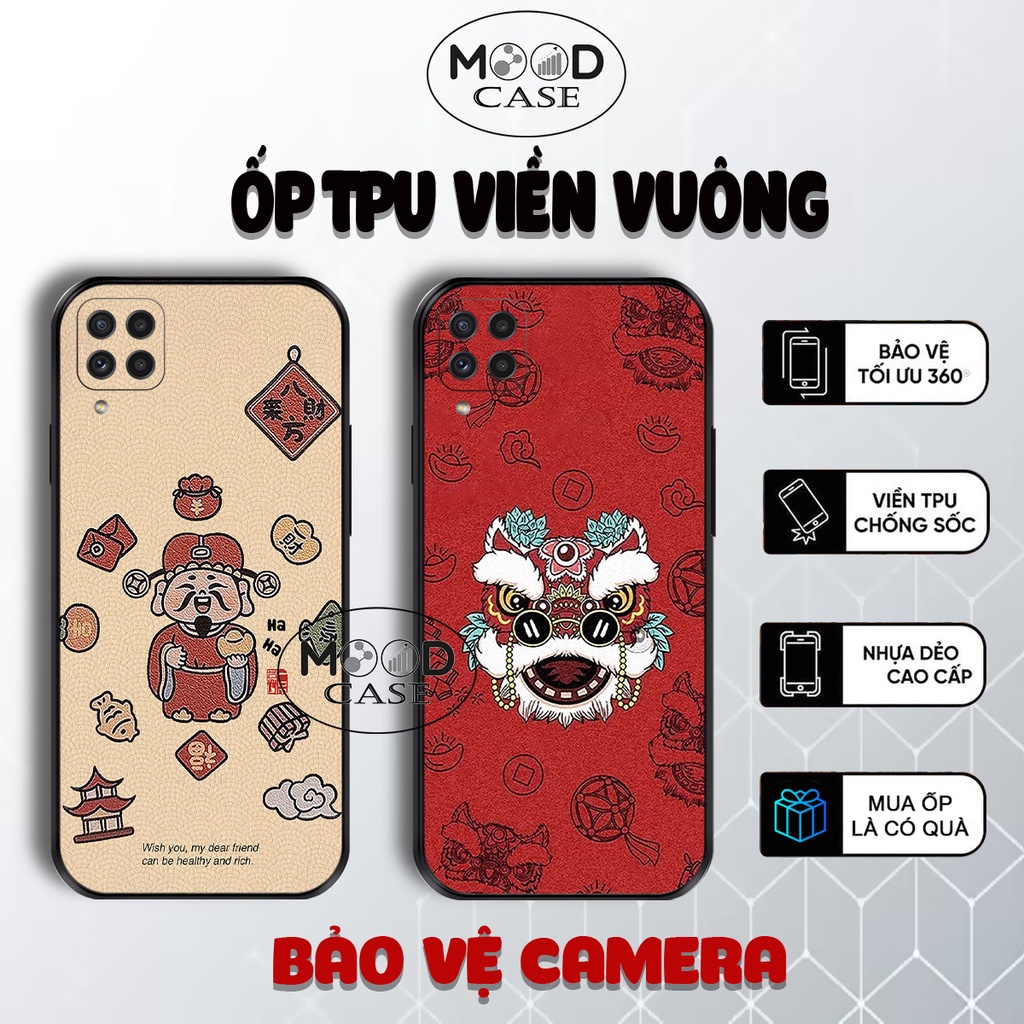 เคส Samsung A12, A22 4G, A22 5G, M12, M32, M33, M53, M62 TPU ขอบเหลี่ยม ลาย Lucky Fortune Tet| เคส M