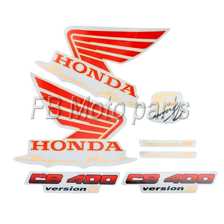 [ดัดแปลงรถจักร] สติกเกอร์ฉลาก สไตล์เก่าแก่ 92-98 สําหรับรถจักรยานยนต์ HONDA cb400