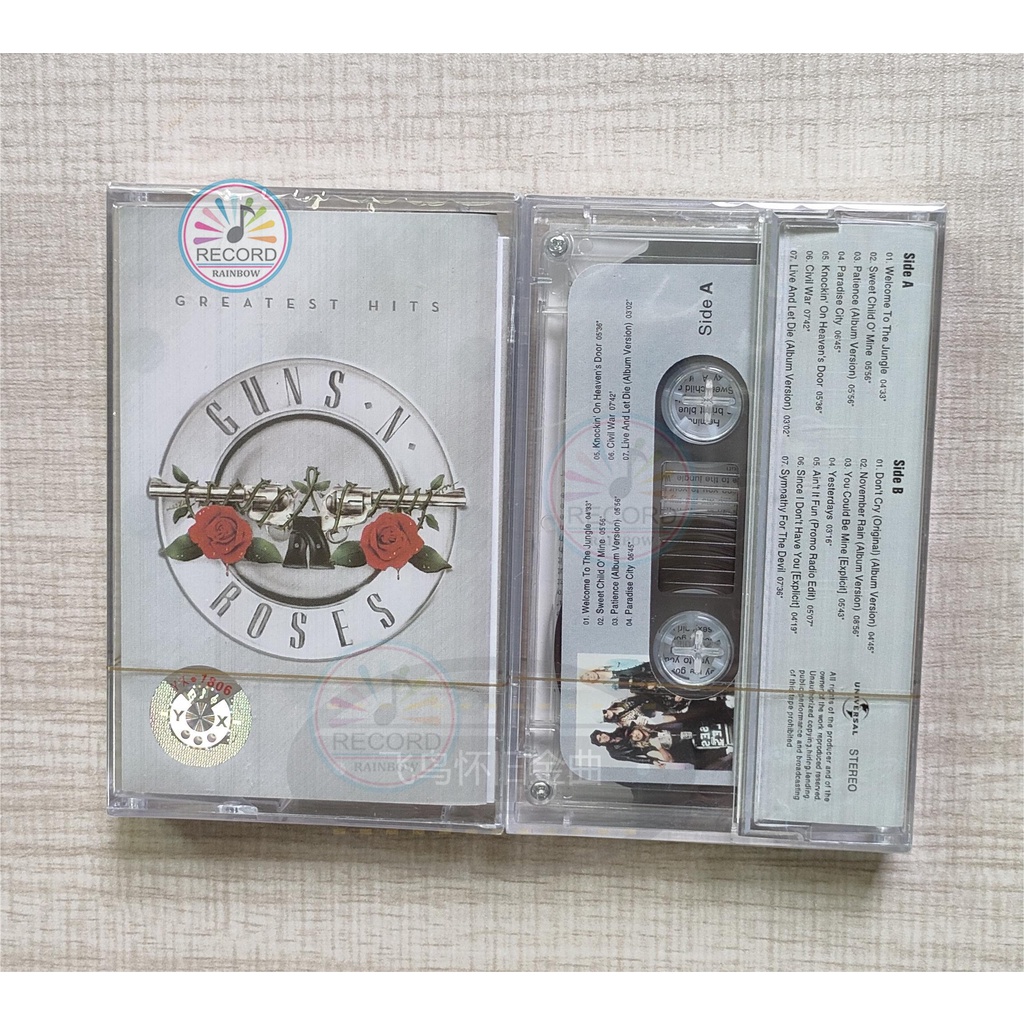 Brand New Guns N Roses Greatest Hits Cassette Tape POP