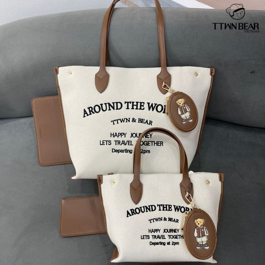 Tote TN3618 Office Fashion Cross-body Tote Bag TTWN BEAR