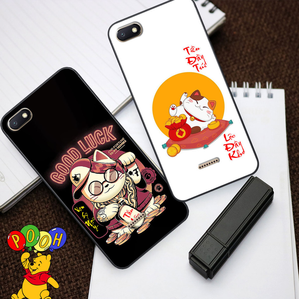 เคส Xiaomi Redmi 4A / 5A / 6A พร ้ อมเคส POOH Cat Fortune