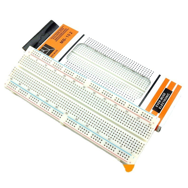 บอร์ดทดสอบ Breadboard 165x54mm 830 รู - TaKa DiY