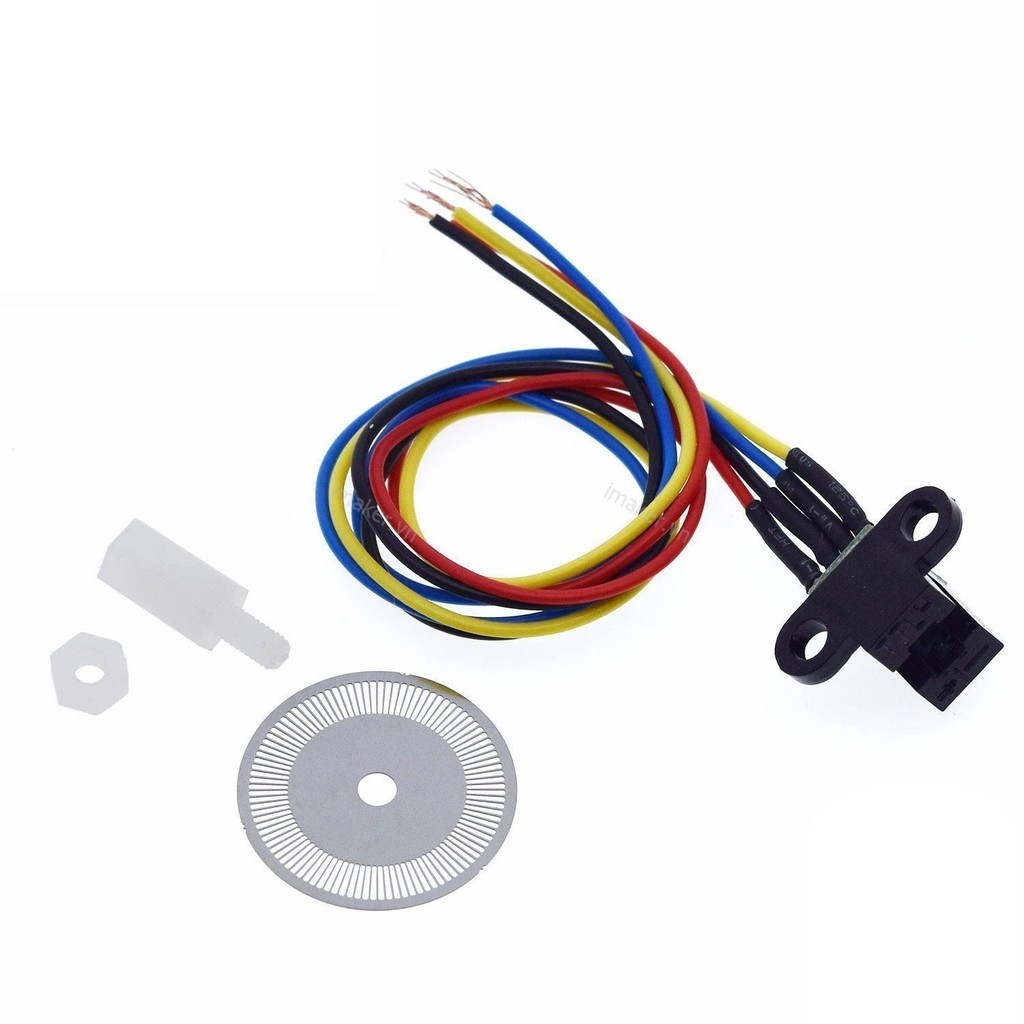 AB 2-Channel 100 Pulse Encoder (Enconder 100 PPR 2 เฟส) - TaKa DiY