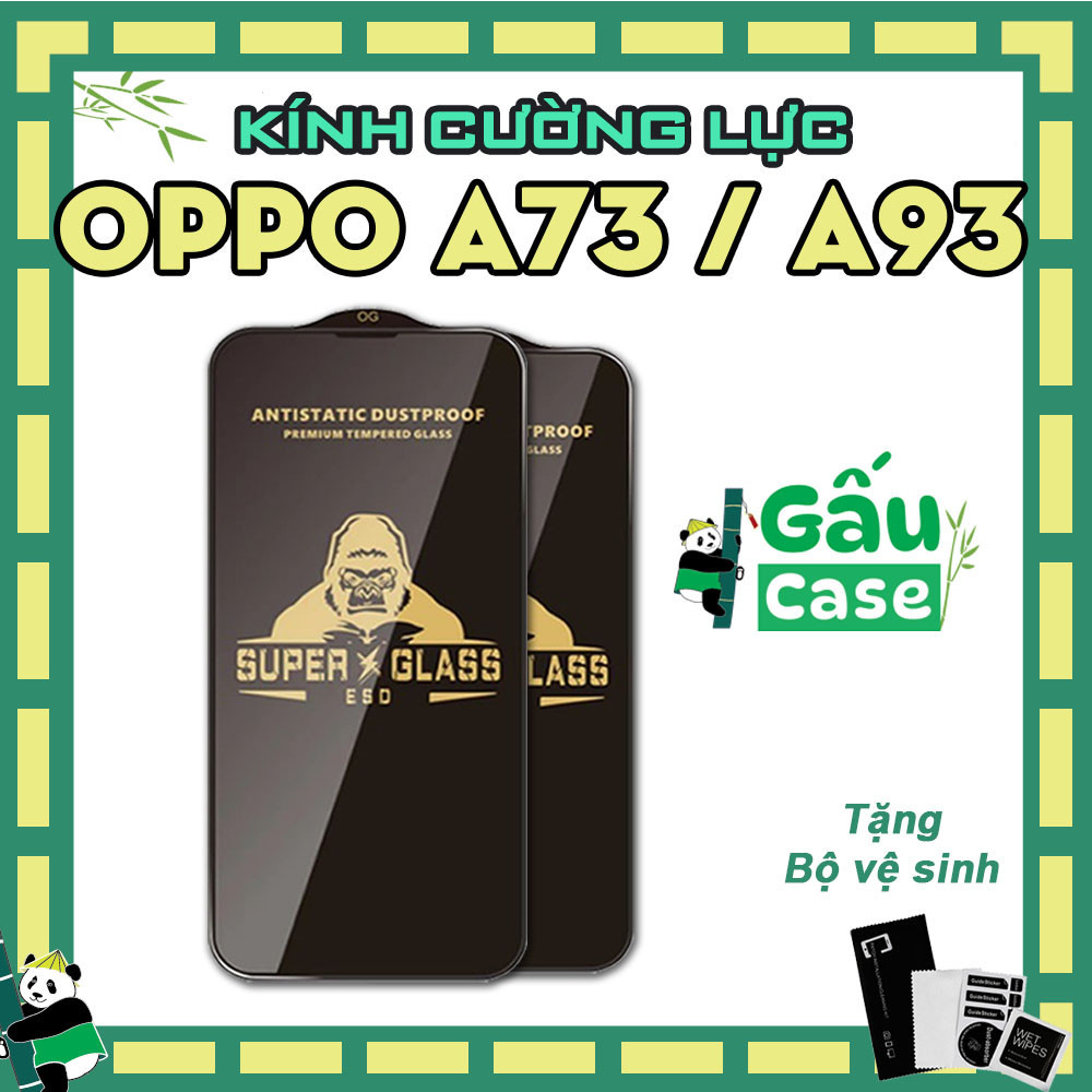 Oppo A73 / A93 KK Tempered Glass ฟิล์มกันรอยเต็มจอ