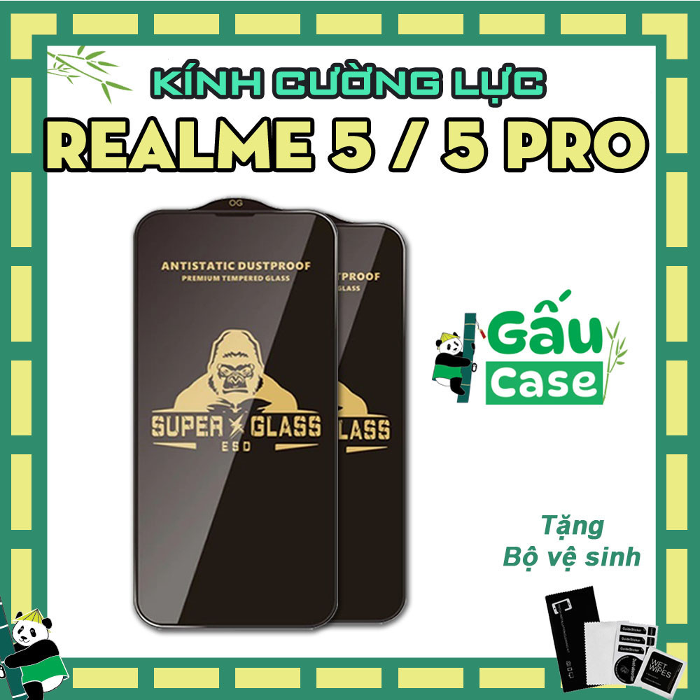 Realme 5 / 5 Pro / C3 KK Tempered Glass ฟิล์มกันรอยเต็มจอ