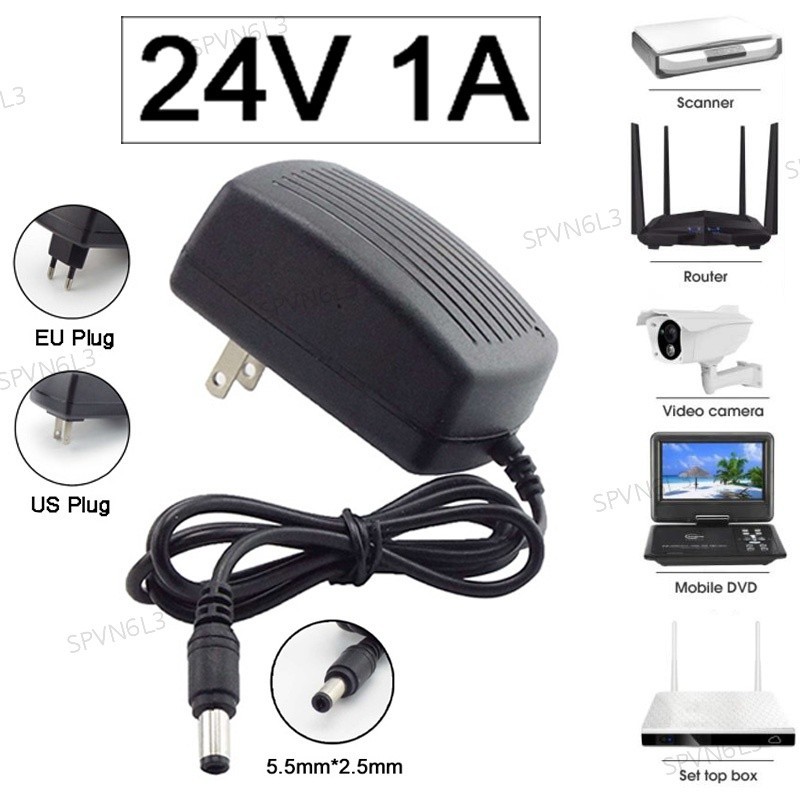 Cctv Power Converter 24v 1000ma ac 110-220v To dc 24v 1a wn6l3