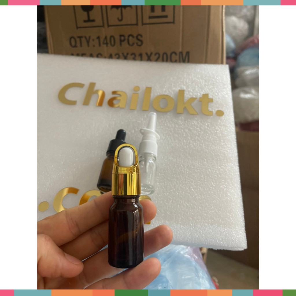 ขวดแก้ว 5ml 10ml 15ml 20ml ขวดเซรั่ม (โกดังขายส่ง)