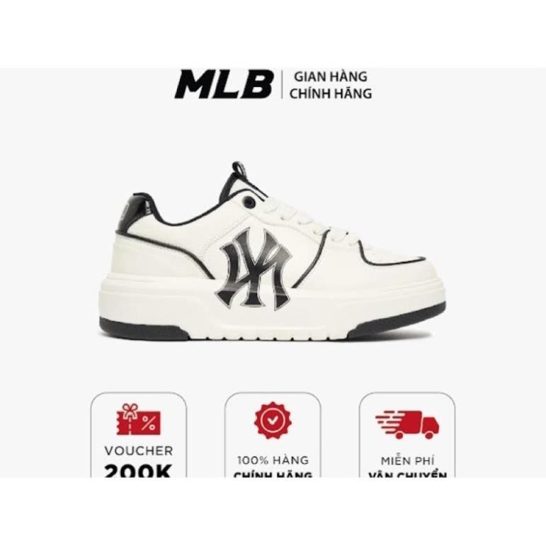 | ของแท้ | Mlb Chunky Liner New York Yankees Off White 3ASXCA12N-50WHS