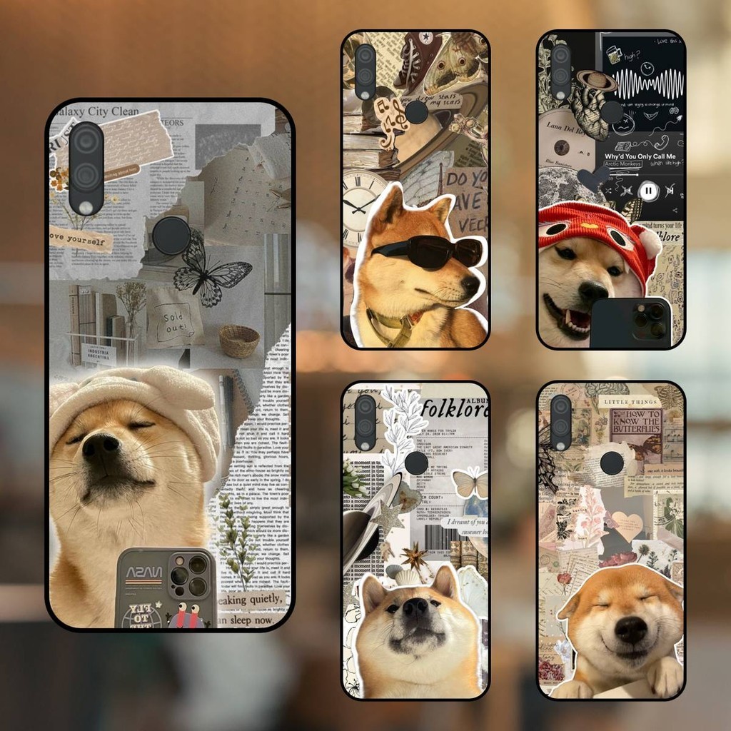 Redmi Note 7, Note 7 Pro Phone Case With Black Border Cute Dog Meme
