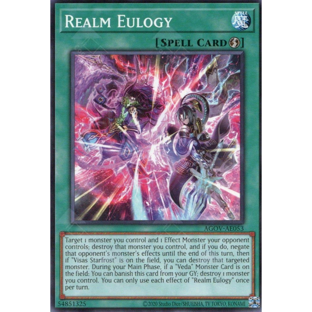[ การ์ด Yugioh ของแท้ ] Realm Eulogy - AGOOV-AE053 - ทั่วไป