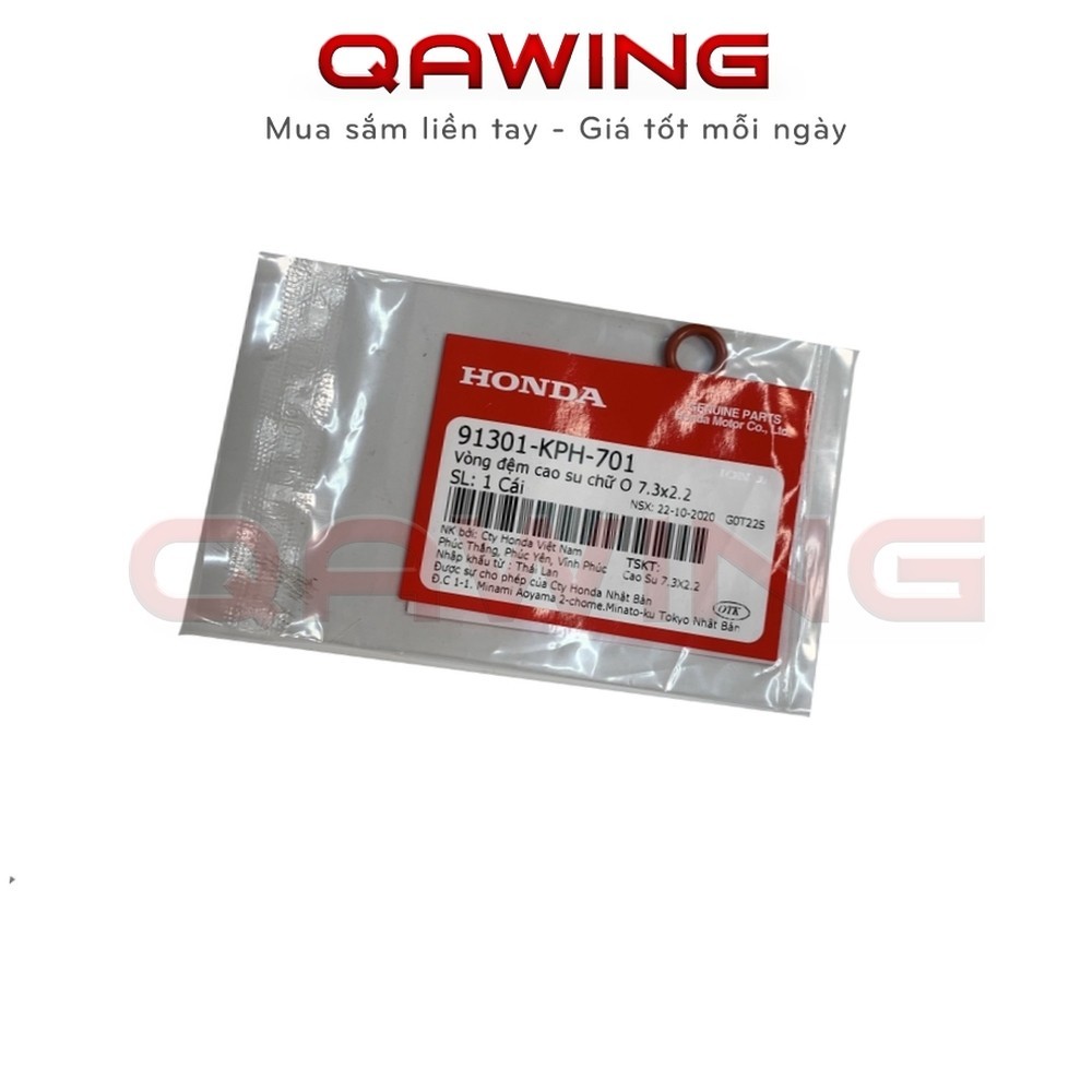 HONDA [QW]_(637)_ปะเก็นยางรูปตัว O HONDA ขนาด 7.3x2.2 _