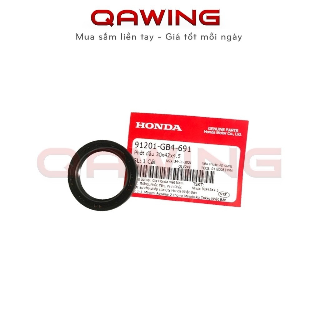 [QW]_(1022)_ซีลน้ํามัน 30x42x4.5 HONDA Dream 100 / Wave ALPHA / ALPHA + / Future 11 _(91GB4691)