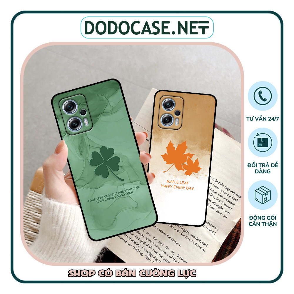 เคส Xiaomi Poco X4 GT พิมพ์ลายโคลเวอร์สี่ใบ เทรนด์ใหม่