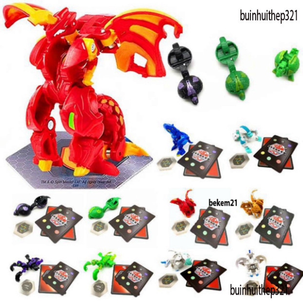 Bakugan Toys-Pjm Bakugan Dragonoid Heroes Model Set