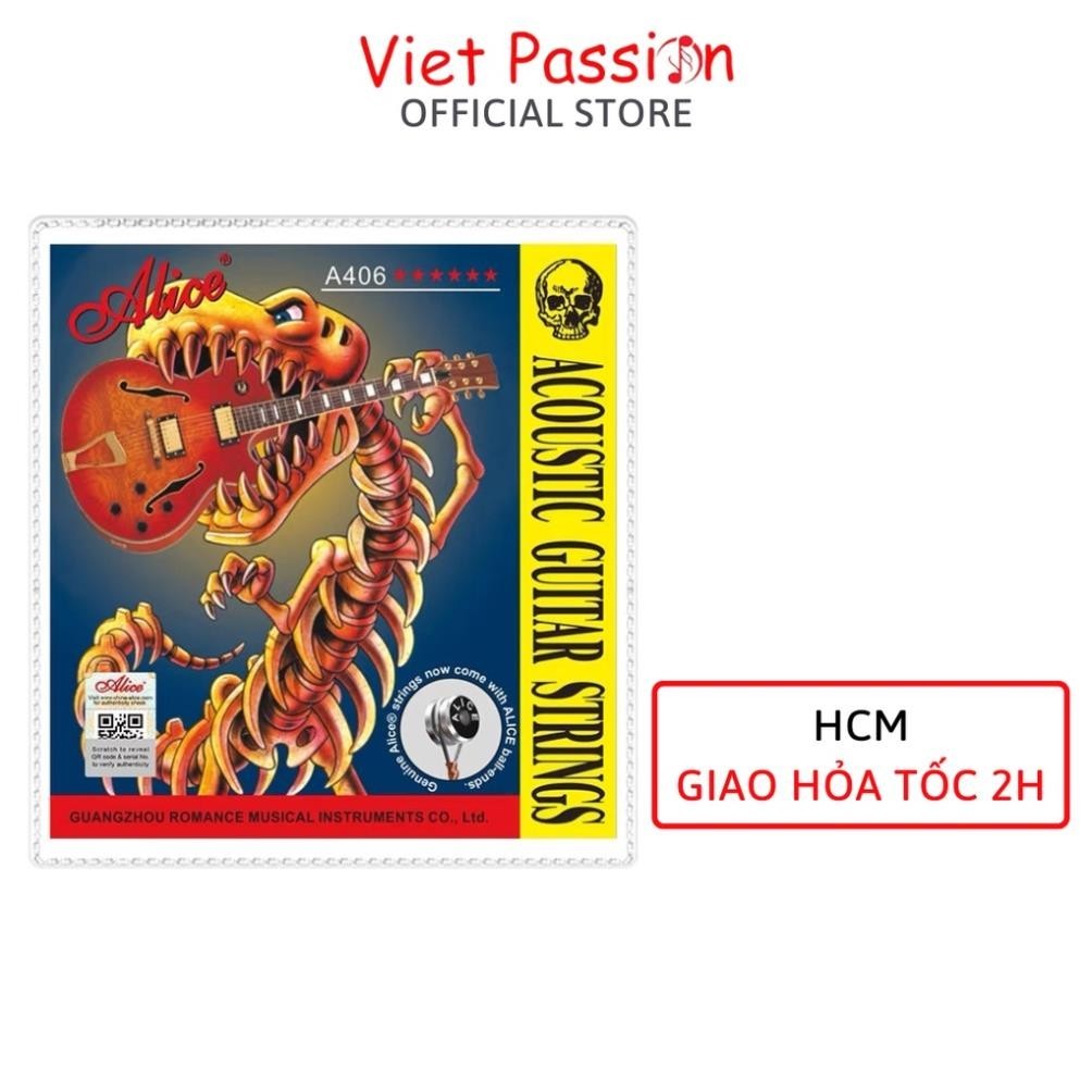 สายกีต้าร์โปร่ง enzi Alice A406 ของแท้