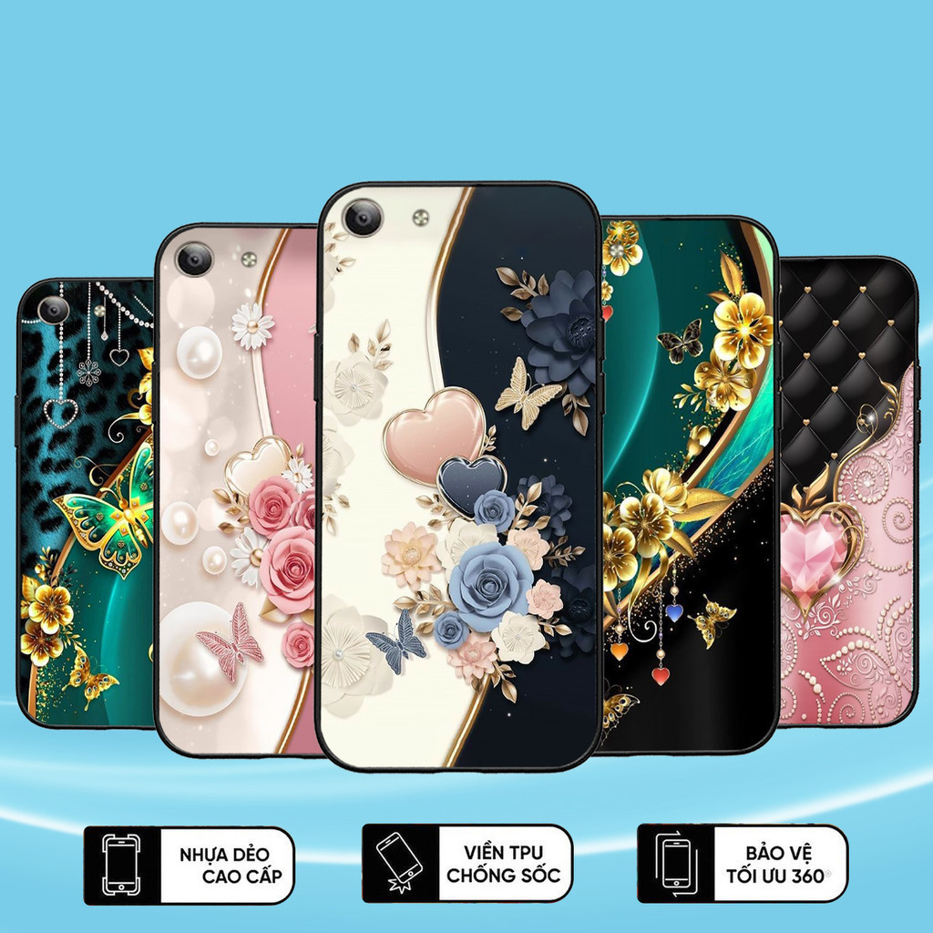 เคส Oppo Y53, Y55 ยืดหยุ่นพิมพ์ลายดอกไม้หรูหรา