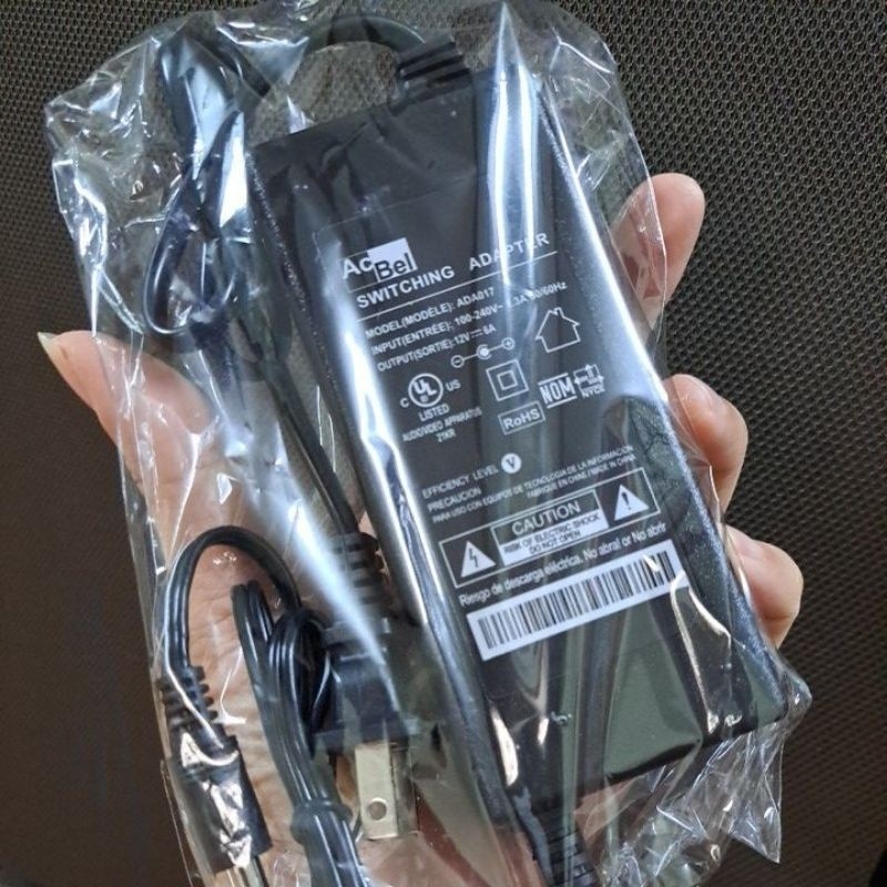 อแดปเตอร์ 12v5a - 6a ACBel Sony - LiteON 12v5a