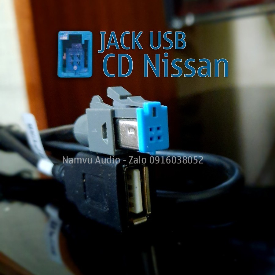 สายเชื่อมต่อเพลง USB สําหรับเครื่องเล่นซีดีรถยนต์ NISSAN