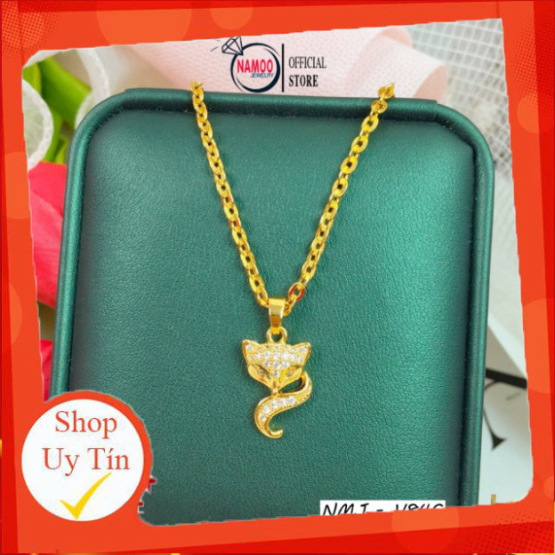 {Type 1} V846 Gold-Plated Fox Chain ผสมผสานกับเครื่องประดับ Maleoo โซ่เล็ก