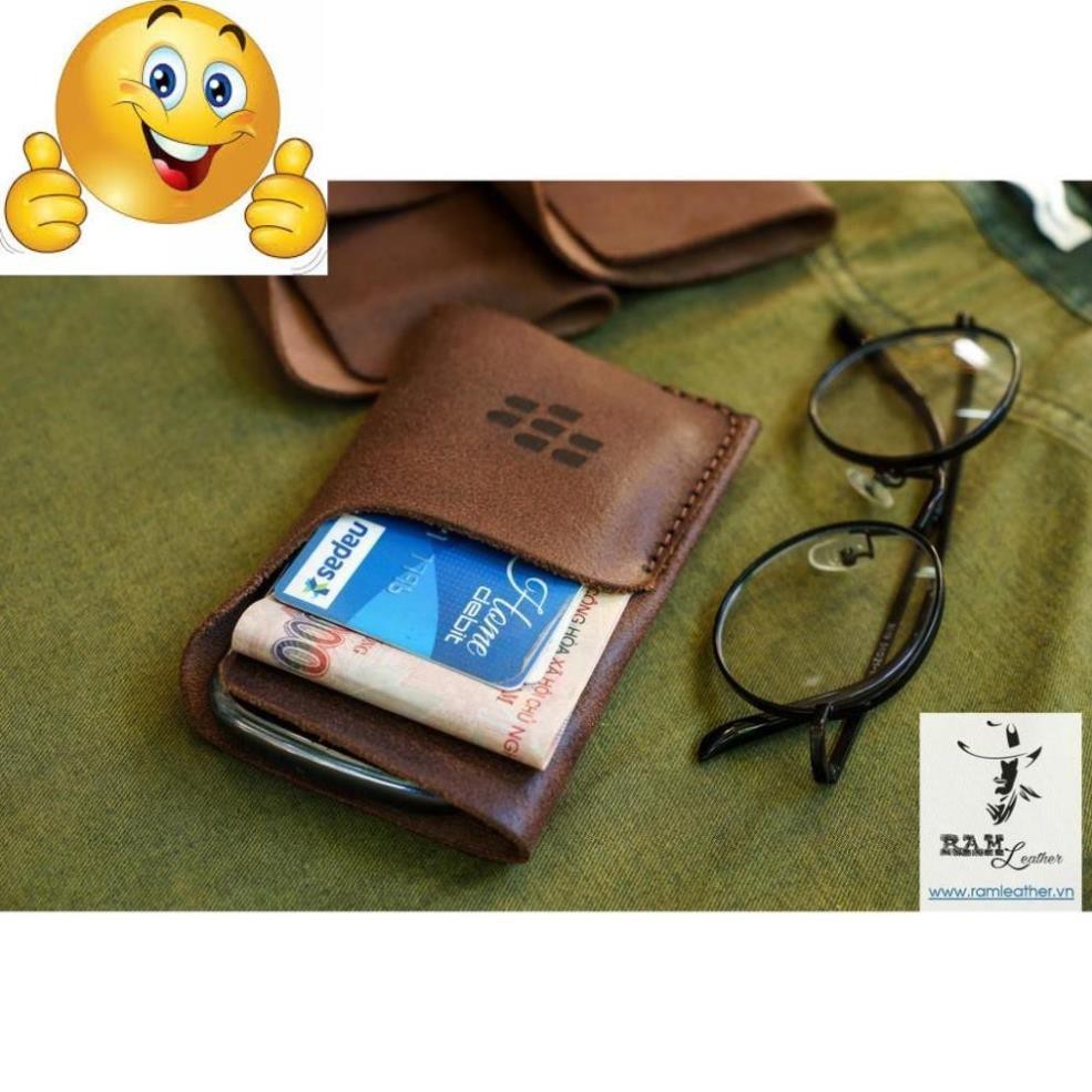 BLACKBERRY 9000/9900/Q10 COW LEATHER CASE.