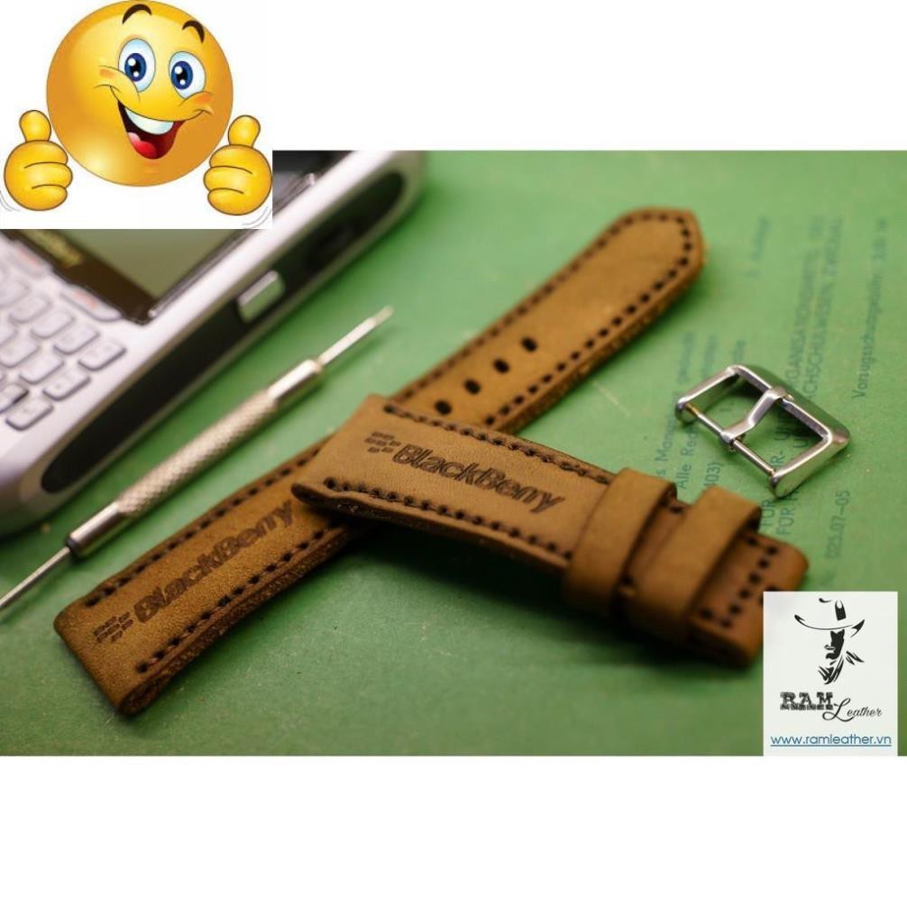 CASIO AE1200 GENUINE BROWN COW LEATHER STRAP - RAM BLACKBERRY SN -RAM LEATHER.