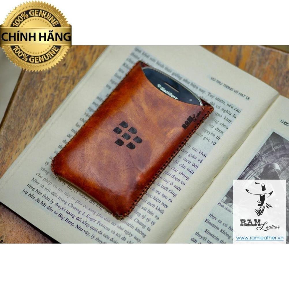 VEGTAN COW LEATHER BB CASE LIGHT BROWN 9900/Q10 - GENUINE RM.