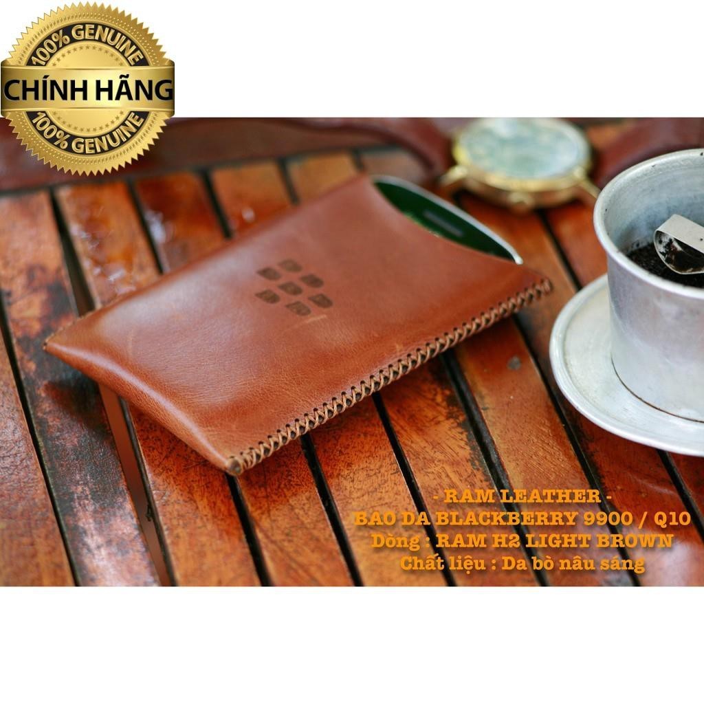 REM H2 เคสโทรศัพท์หนังวัวสําหรับ BB Q10 – 9900.