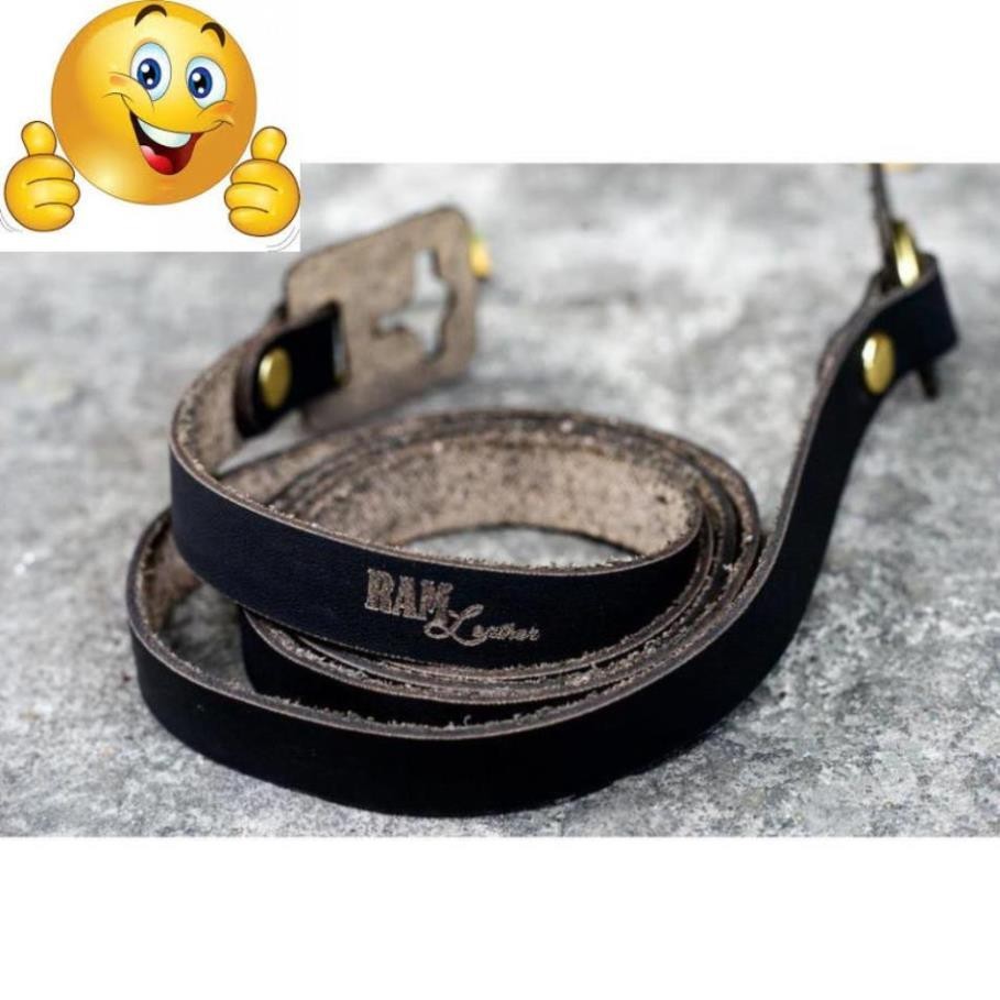 สายรัดกล้องภาพยนตร์หนัง COW ของแท้ VINTAGE BLACK RM A2