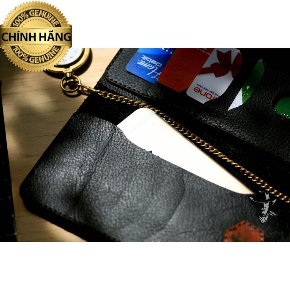 กระเป๋าสตางค์ผู้หญิง RM - หนังวัวสีดํา