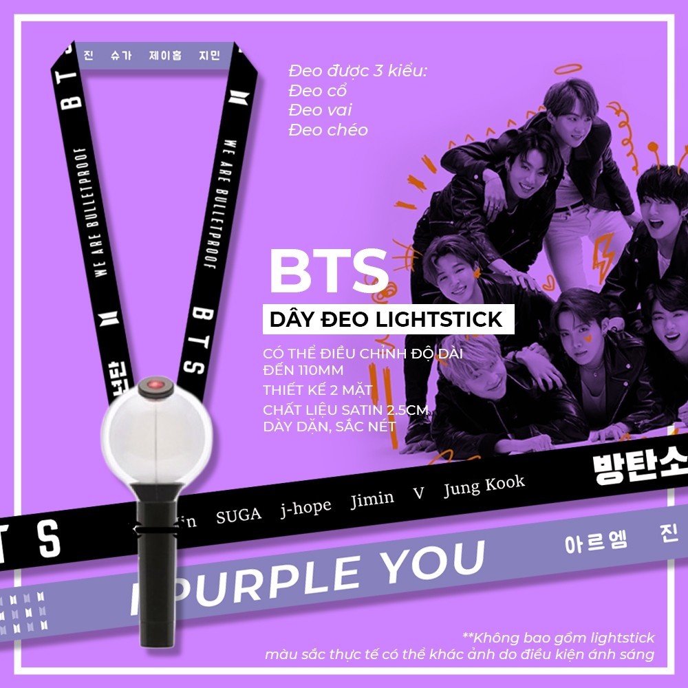 สายรัดแท่งไฟ BTS****