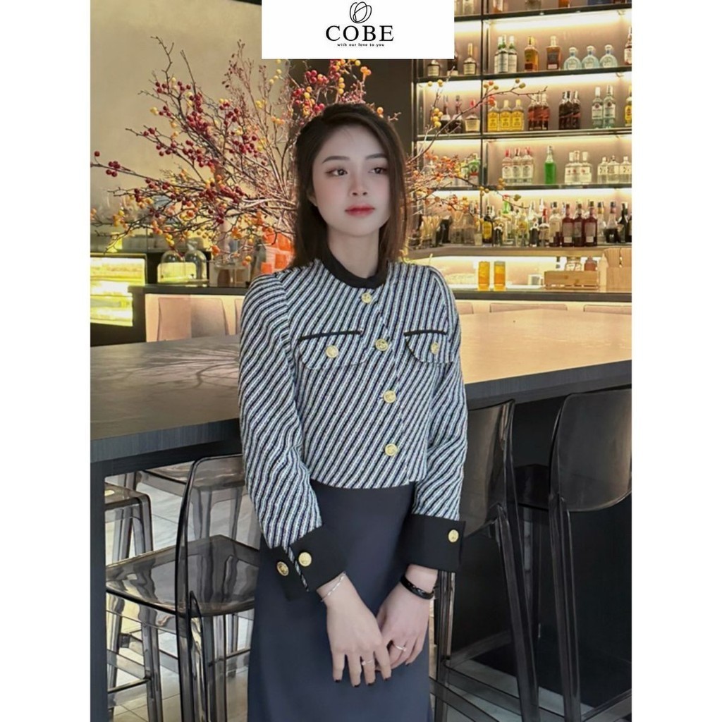 Tweed Evening Jacket ลายคอเต่า 2025