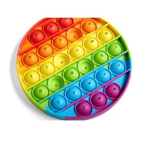 [US Imports] Circle Alphabet Pop It (1 ชิ้น) - แหล่งการเรียนรู้