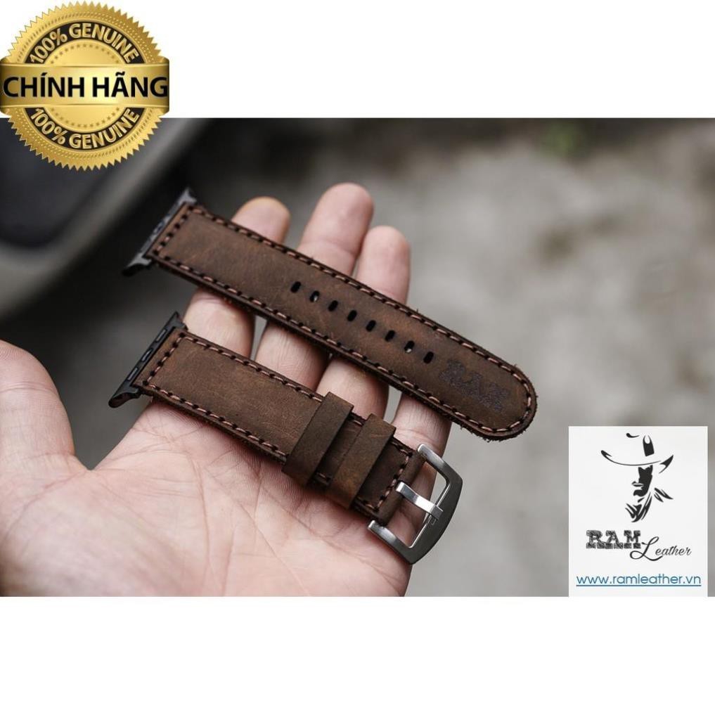 HORSE WAX LEATHER WATCH STRAP - RM BAUHAUS 1950 สําหรับ WATCH - หนัง REM ของแท้