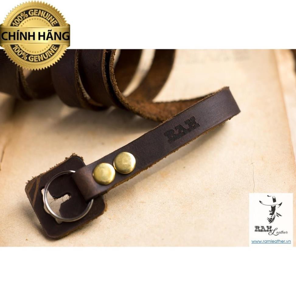 EXTREMELY VINTAGE WAXED COW LEATHER CAMERA STRAP - RAM A2 SN - หนัง BAM ของแท้