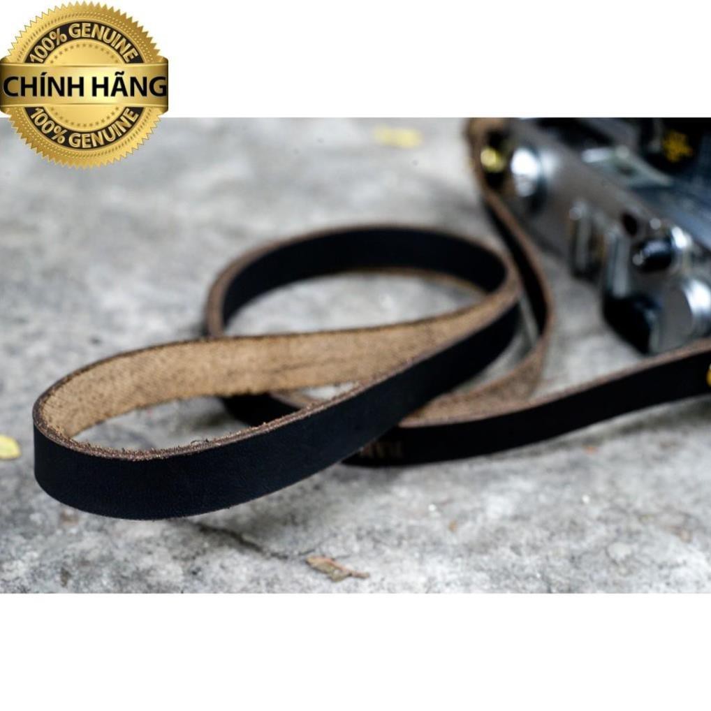 VINTAGE BLACK RM A2 สายรัดกล้องภาพยนตร์หนัง COW ของแท้