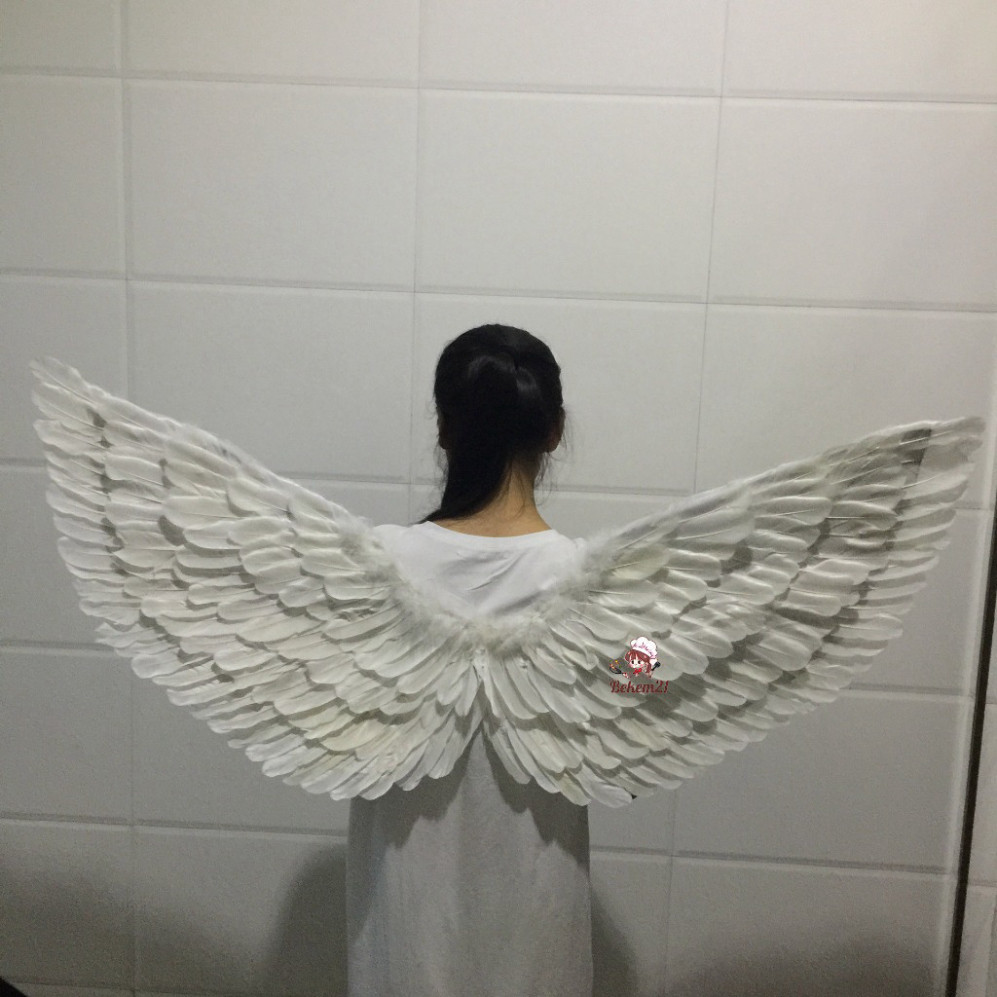 ขาว/ดํา/แดง ANGEL WINGS COSPLAY HALLOWEEN FESTIVAL COSTUME