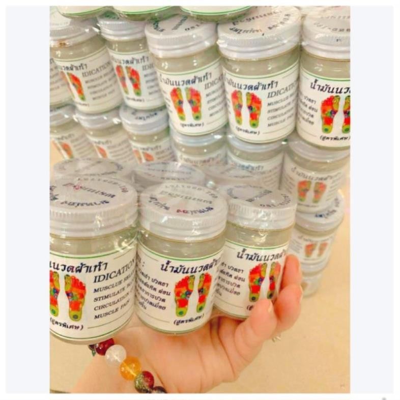 COMBO 3 JARS - 6 JARS of Foot Teacup Massage Lotion, Hot Oil, Thai Massage Foot Oil 50gr